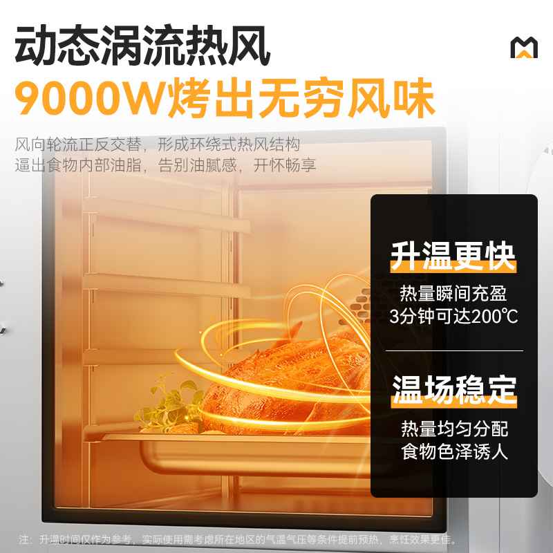 麥大廚380v經(jīng)濟款6kw全息屏四層萬能蒸烤箱