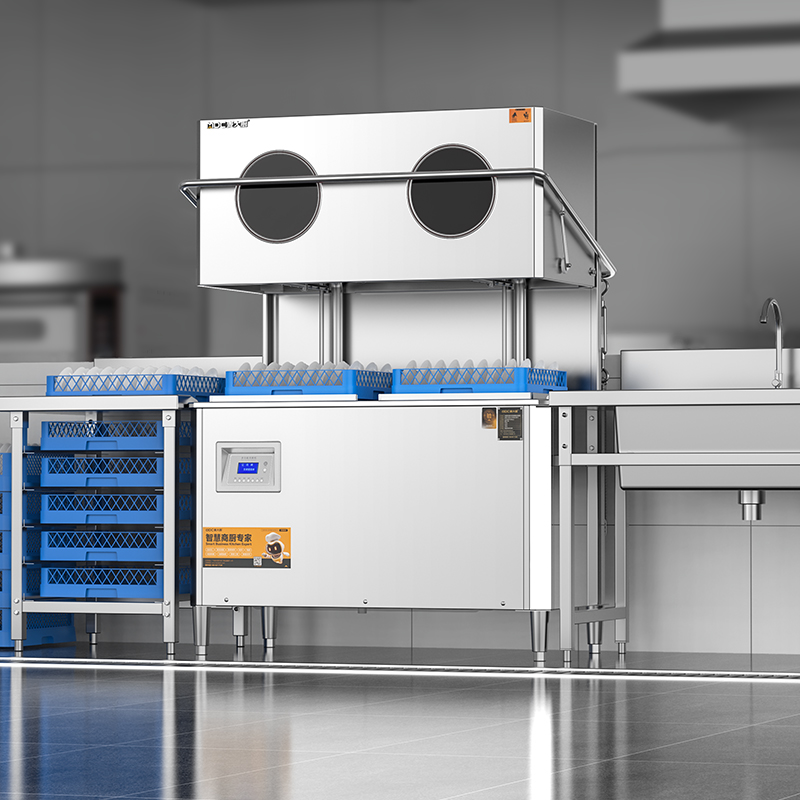 麥大廚RNHS-P50雙框熱能回收款揭蓋式洗碗機10.5kw