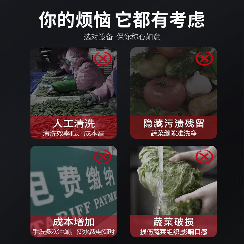 麥大廚商用洗菜機(jī)2.0米四合一多功能(氣泡、沖浪、臭氧、加熱)洗菜機(jī)