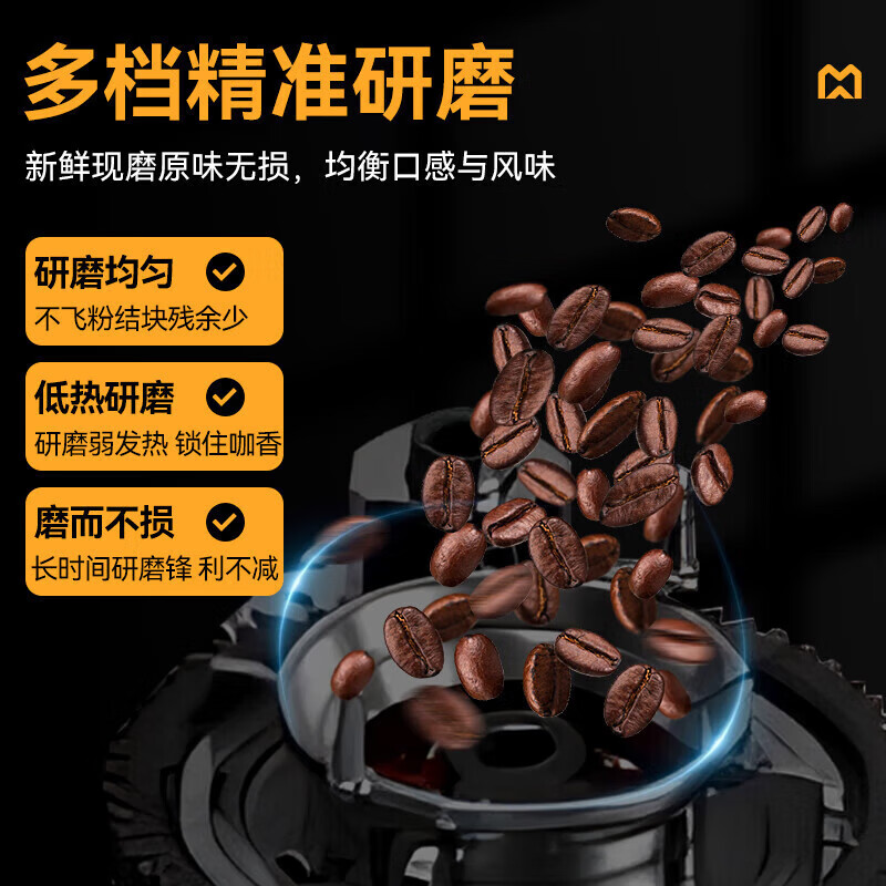  麥大廚B22系列標(biāo)準(zhǔn)款家用無底座1.5kw全自動(dòng)咖啡機(jī) 