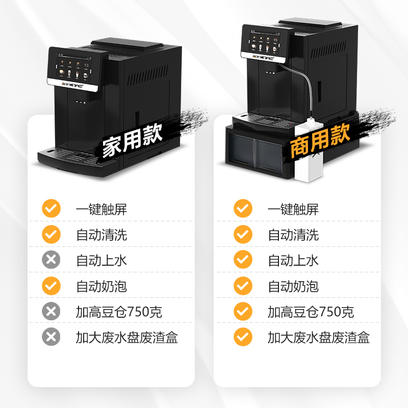 麥大廚B22系列升級(jí)款商用含底座1.5kw全自動(dòng)咖啡機(jī) 